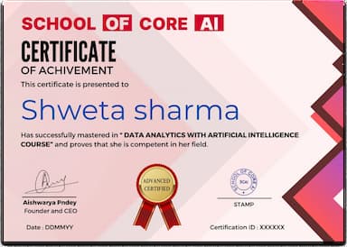 data analytics for ai certificate